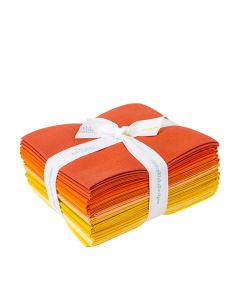 Confetti Cotton Solids Orange FQ Bundle 12 Count